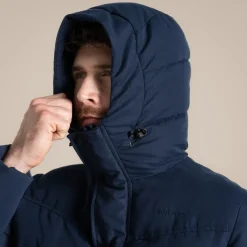 Aaron Kapuzenjacke mit daunengleichem Effekt für Herren | Blue Navy