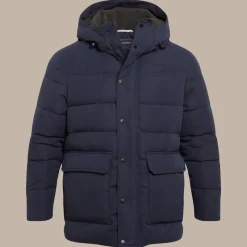 Aaron Kapuzenjacke mit daunengleichem Effekt für Herren | Blue Navy