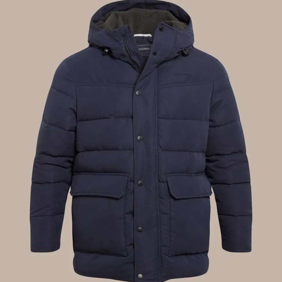 Aaron Kapuzenjacke mit daunengleichem Effekt für Herren | Blue Navy