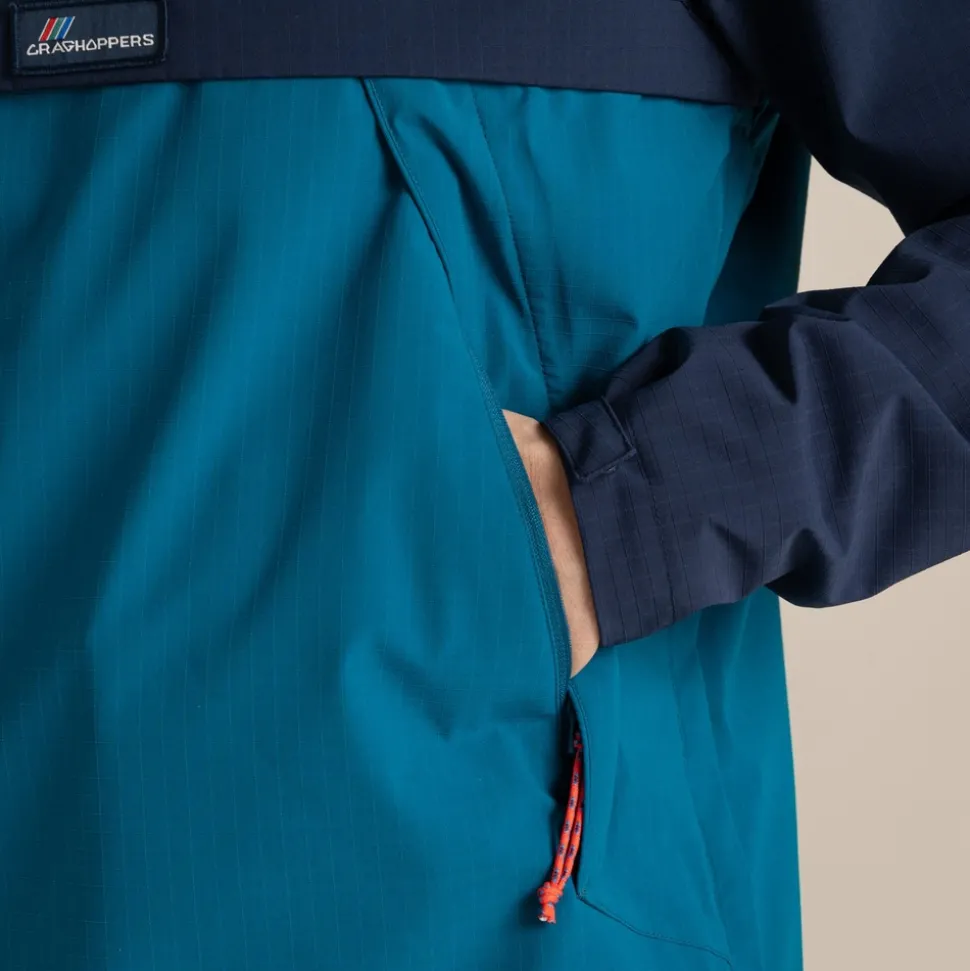 Anderson wasserdichte Regenjacke | Blue Navy / Lagoon Blue