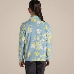 Bachas Half Zip Fleece für Kinder | Sky Blue Print