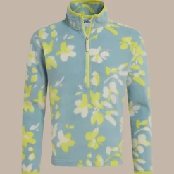 Bachas Half Zip Fleece für Kinder | Sky Blue Print
