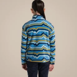 Bachas Half Zip Fleece für Kinder | Bright Sky Print