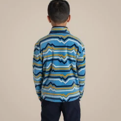 Bachas Half Zip Fleece für Kinder | Bright Sky Print