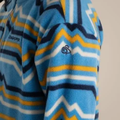 Bachas Half Zip Fleece für Kinder | Bright Sky Print