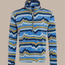 Bachas Half Zip Fleece für Kinder | Bright Sky Print
