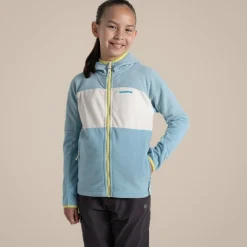 Bindloe Fleecejacke mit Kapuze für Kinder | Sky Blue