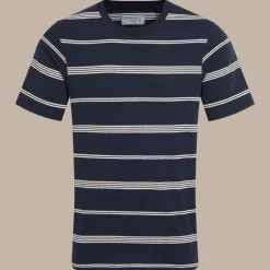 Buffon T-Shirt für Herren | Blue Navy Stripe
