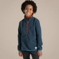 CO2 Renu Fleece für Kinder | Blue Stone