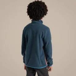 CO2 Renu Fleece für Kinder | Blue Stone