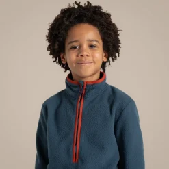 CO2 Renu Fleece für Kinder | Blue Stone