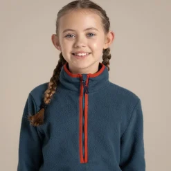 CO2 Renu Fleece für Kinder | Blue Stone