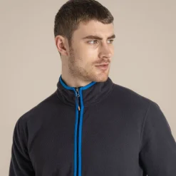 CO2 Renu Fleece mit durchgehendem Reißverschluss für Herren | Black Pepper