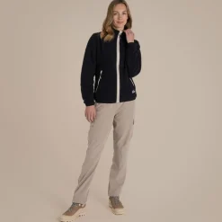 CO2 Renu Fleece mit durchgehendem Reißverschluss für Damen | Black