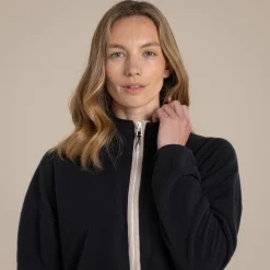 CO2 Renu Fleece mit durchgehendem Reißverschluss für Damen | Black