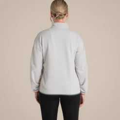 CO2 Renu Fleece mit durchgehendem Reißverschluss für Damen | Light Grey Marl