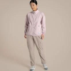 CO2 Renu Fleece mit durchgehendem Reißverschluss für Damen | Dusky Carnation