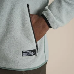 CO2 Renu Fleece mit durchgehendem Reißverschluss für Herren | Lichen Green