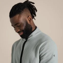 CO2 Renu Fleece mit durchgehendem Reißverschluss für Herren | Lichen Green