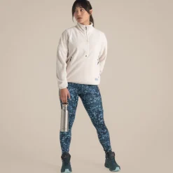 CO2 Renu Half Zip Fleece für Damen | Ecru