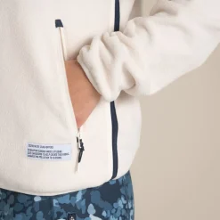 CO2 Renu Half Zip Fleece für Damen | Ecru