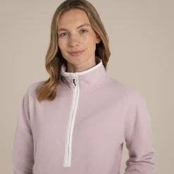 CO2 Renu Half Zip Fleece für Damen | Dusky Carnation