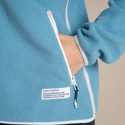 CO2 Renu Half Zip Fleece für Damen | Light Denim
