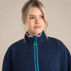 CO2 Renu Half Zip Fleece für Damen | Blue Navy