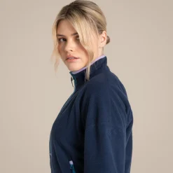 CO2 Renu Half Zip Fleece für Damen | Blue Navy