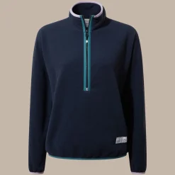 CO2 Renu Half Zip Fleece für Damen | Blue Navy