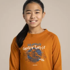 Colly Langarm-T-Shirt für Kinder | PumpkinSpice Turtle