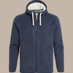 Colm Fleece mit durchgehendem Reißverschluss für Herren | Blue Navy
