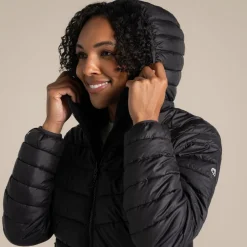Compresslite IX isolierende Kapuzenjacke für Damen | Black