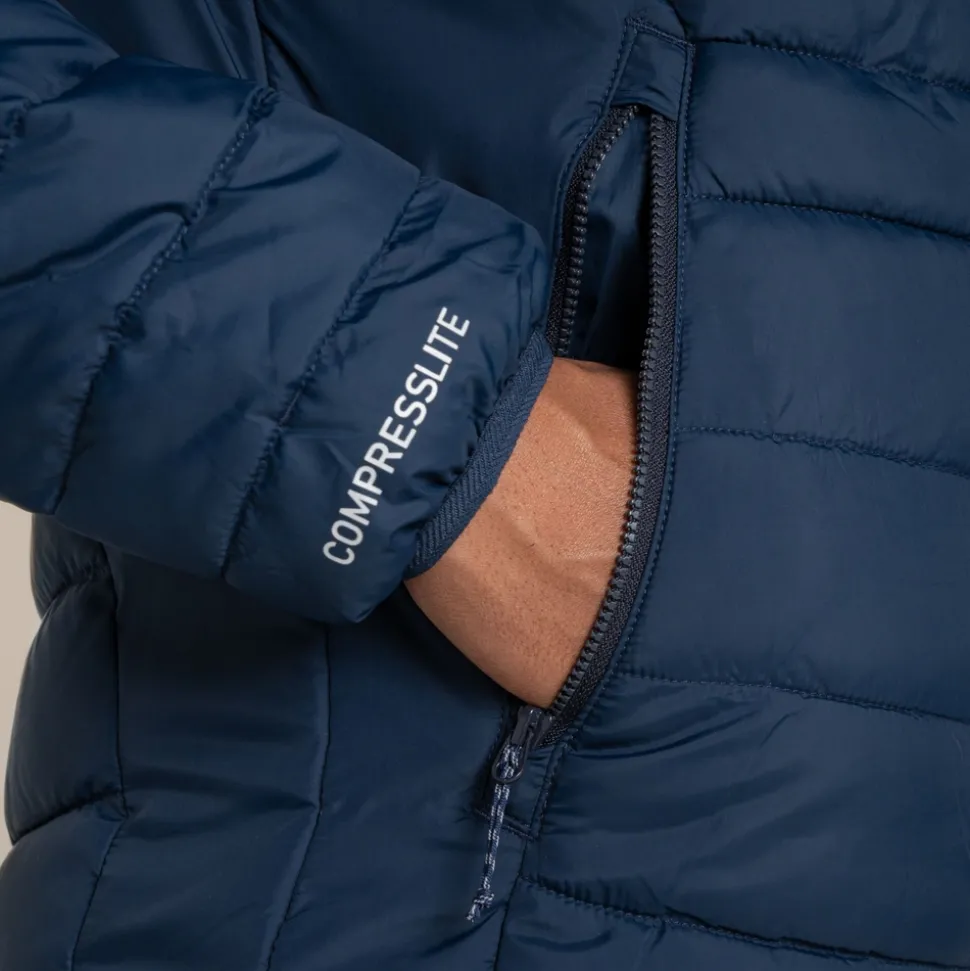 Compresslite IX isolierende Kapuzenjacke für Damen | Blue Navy