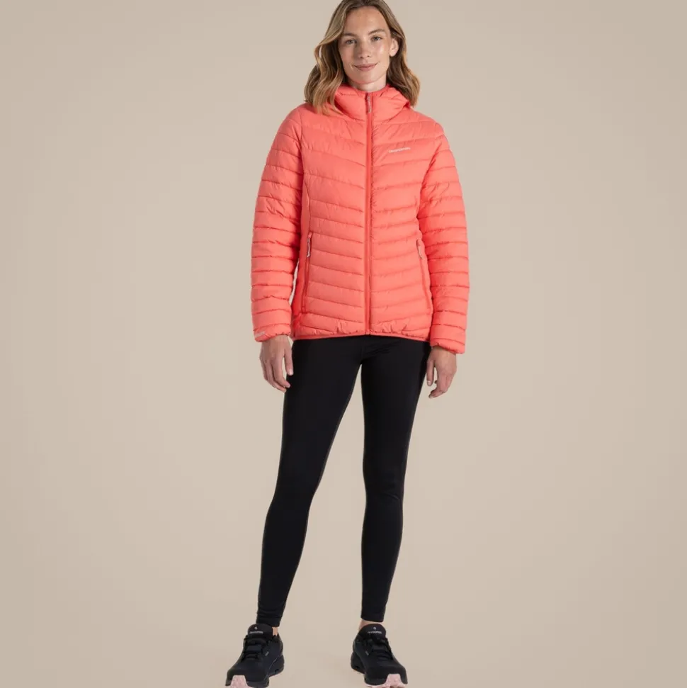Compresslite VIII Kapuzenjacke für Damen | Deep Coral