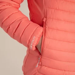 Compresslite VIII Kapuzenjacke für Damen | Deep Coral