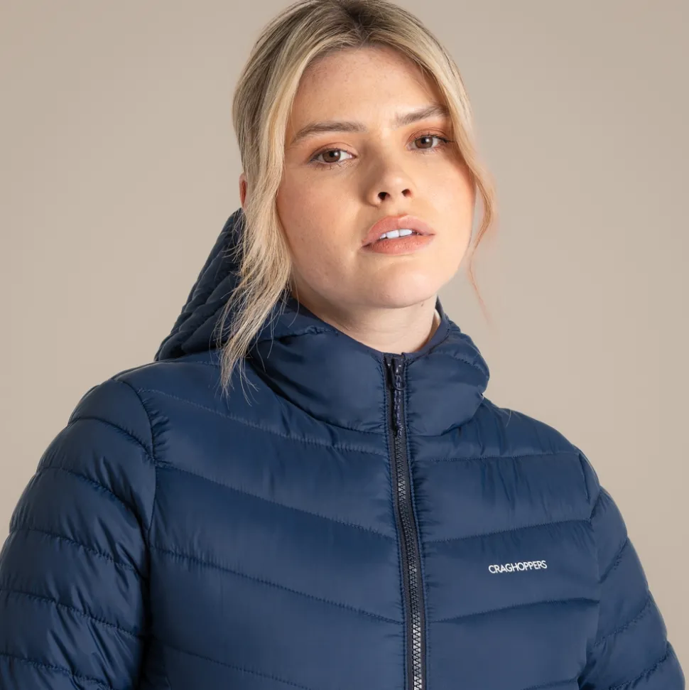 Compresslite VIII Kapuzenjacke für Damen | Blue Navy / Blue Navy
