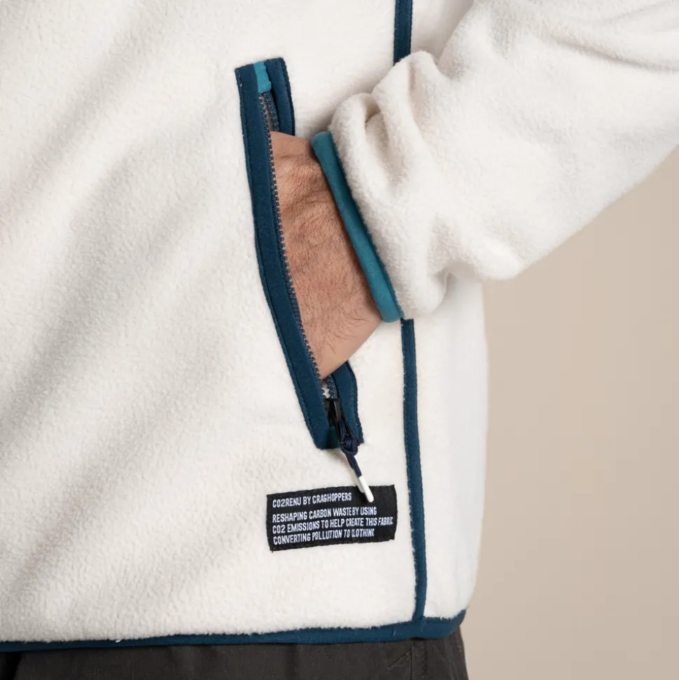 CO2Renu II Half Zip Fleece für Herren | Ecru