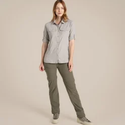 Damen NosiLife Adventure Langarmshirt III | Soft Mushroom