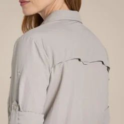 Damen NosiLife Adventure Langarmshirt III | Soft Mushroom