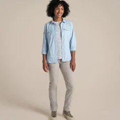 Damen NosiLife Adventure Langarmshirt III | Nimbus Blue