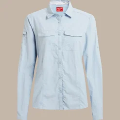 Damen NosiLife Adventure Langarmshirt III | Nimbus Blue