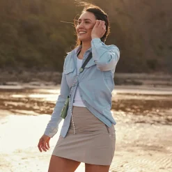 Damen NosiLife Adventure Langarmshirt III | Nimbus Blue