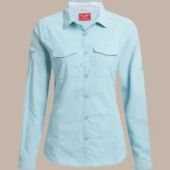 Damen NosiLife Adventure Langarmshirt III | Sky Blue