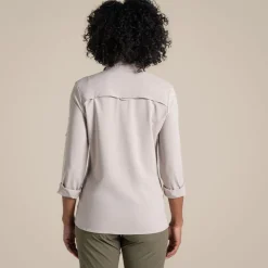 Damen NosiLife Pro Langarmshirt III | Soft Mushroom