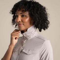 Damen NosiLife Pro Langarmshirt III | Soft Mushroom