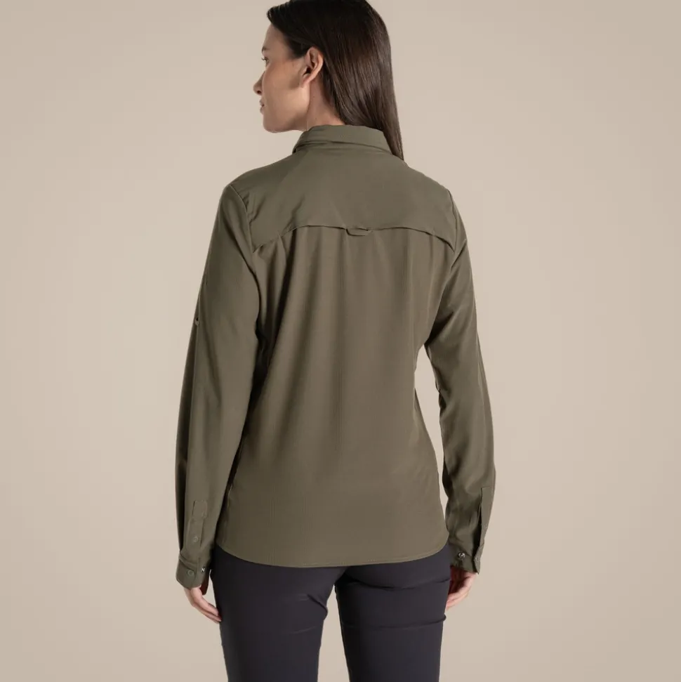 Damen NosiLife Pro Langarmshirt III | Wild Olive