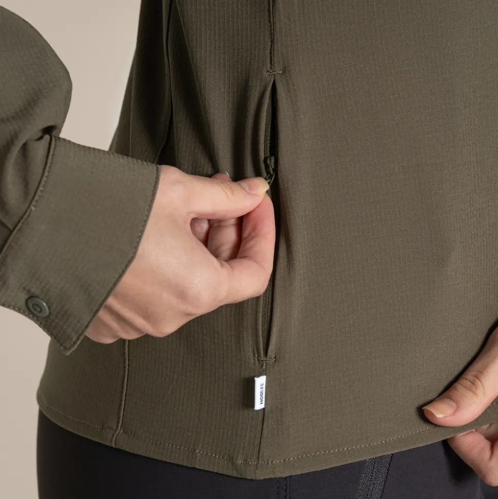 Damen NosiLife Pro Langarmshirt III | Wild Olive