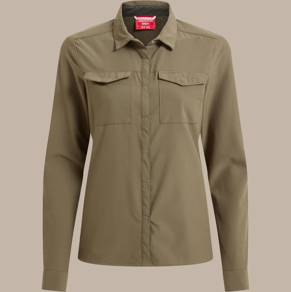 Damen NosiLife Pro Langarmshirt III | Wild Olive