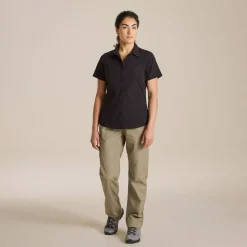 Damen-Kurzarmshirt „Expert Kiwi“. | Black